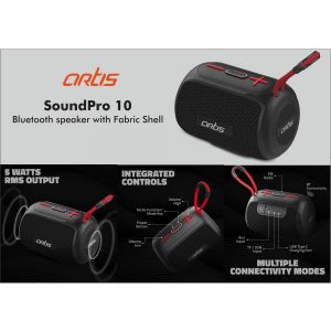101-C176*Artis Soundpro 10 Bluetooth speaker with Fabric Shell