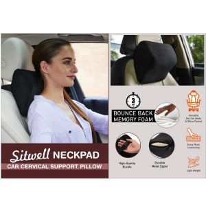 101-S66*SitWell NeckPad Car Cervical Support Cushion