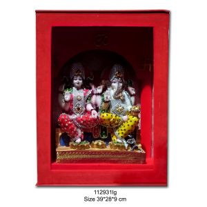 Velvet 3no Laxmi Ganesh Big