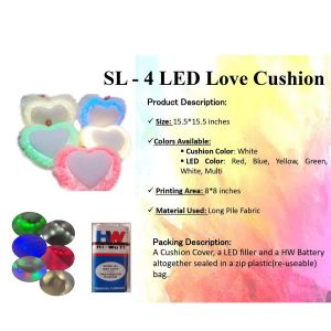 SL 4 Sublimation Light Heart