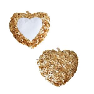 Sl 52 heart rose sublimation cusion