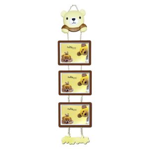 Teddy Bear 1883 Triple Photo frame