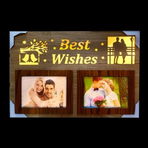 As 25 BEST WISHES pf led size 12*18