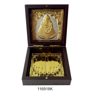Kb GOLD Mini Pooja Box KHATU