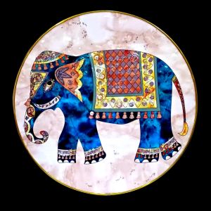 Taksha Round Scenery 16*16 Crystal