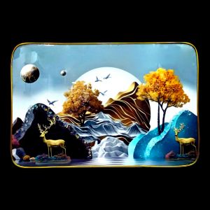 Taksha Scenery 12*18 Crystal w/sn 