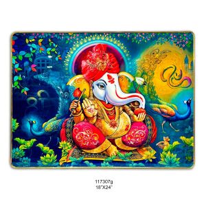 Taksha 18*24 Ganesh  Crystal bubble