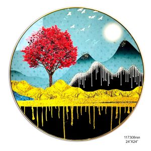 Taksha 24*24 Round Scenery  Crystal