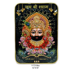 As 77 Khatu Shyam  12*18 Crystal Bubble ks