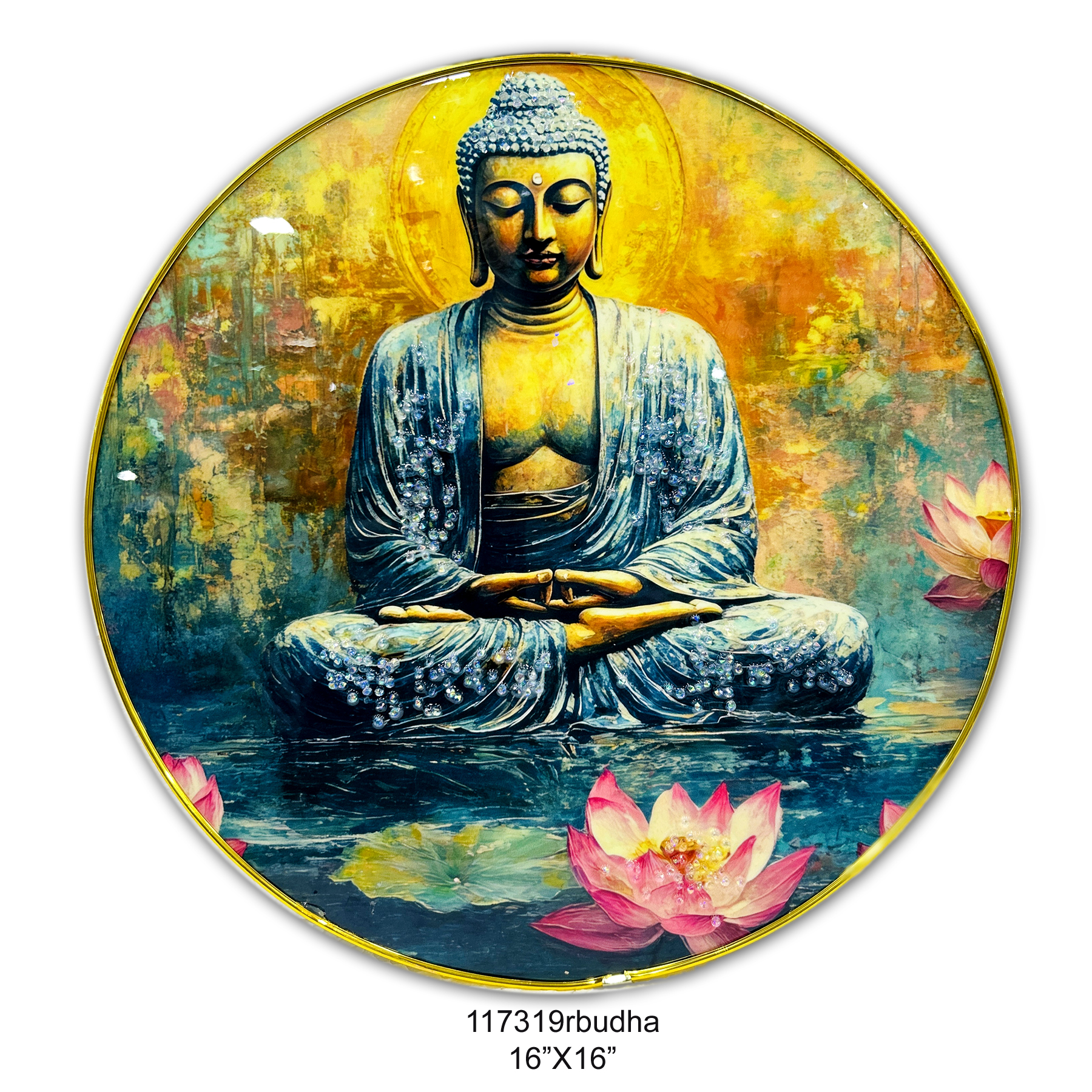 As 78 R Budha 16*16 Crystal Bubble