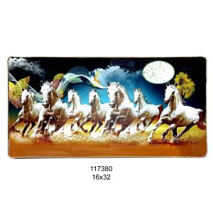 Feeling 16x32 Crystal Frame HORSE