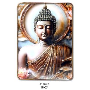 Feeling 18x24 Crystal Frame BUDDHA