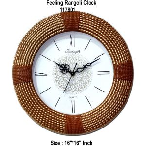 Feeling Rangoli Clock