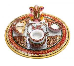 Pooja Thali 9" Modak