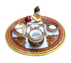 Pooja Thali 9" Bal Gopal