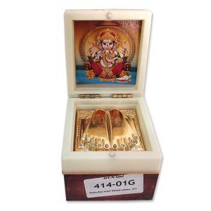 Pooja Box small Ganesh photo  3*3
