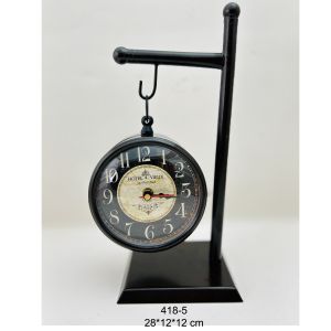 Metal Table Clock double side 