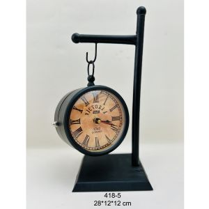 Metal Table Clock double side 