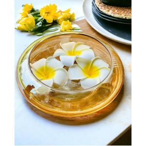 426-5 Glass Urli 6 Inch Golden Thermacol