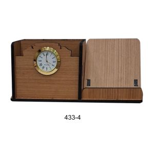 TABLE CLOCK PEN STAND NO-4