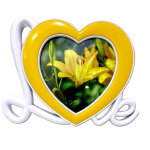 FEELING ROMANCE PHOTO FRAME YELLOW