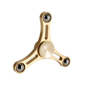 THIN TRIANGLE METAL SPINNER (GOLDEN)
